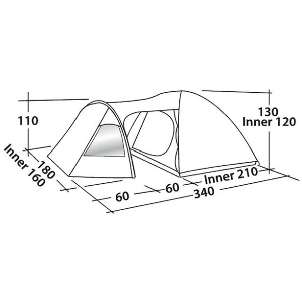 Easy Camp Blazar 300 Tente, Vert/olive 4