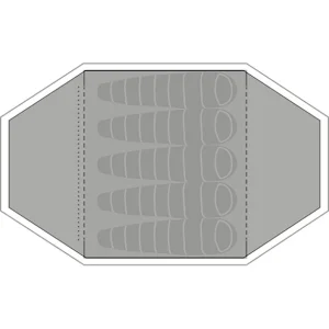 Robens Cobra Stone 5 Footprint, Noir 6