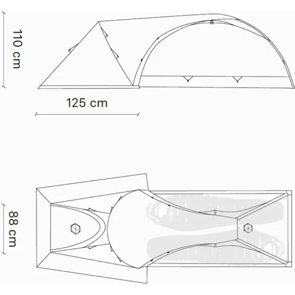 Samaya Assaut2 Nylon Vestibule, Gris 4