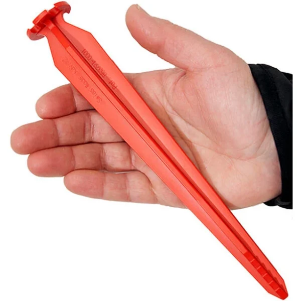 SwissPiranha RT220 Piquets De Tente 6 Pièces Avec Sac Säckli, Rouge à prix imbattables 3