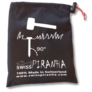 SwissPiranha RT220 Piquets De Tente 6 Pièces Avec Sac Säckli, Rouge à prix imbattables 9