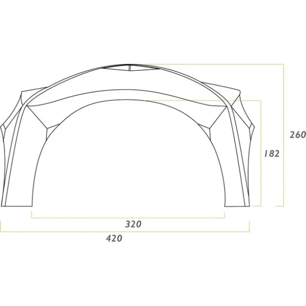 Zempire Aerobase 4 Pavillon Avec 1 Mur aux meilleurs prix 5
